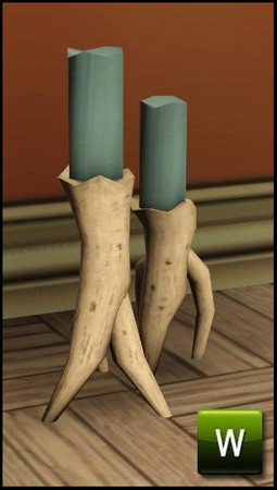 Sims 3 — Russet Driftwood Candles by sim_man123 — Driftwood Candles from my Russet Living Room. Made by sim_man123 from