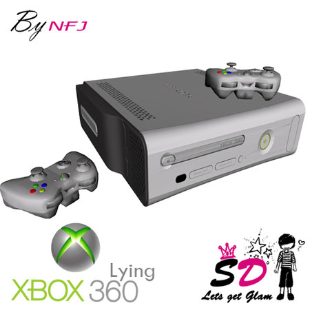 Sims 3 — SD NFJ Xbox 360 Lying  by Nayara — Unable to make the Yes use the lever of the Xbox, and this is on the ground.