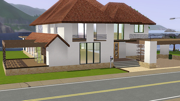 Sims 3 — Mahogany Place by shinseina — There's really nothing mahogany about this mahogany place....except its