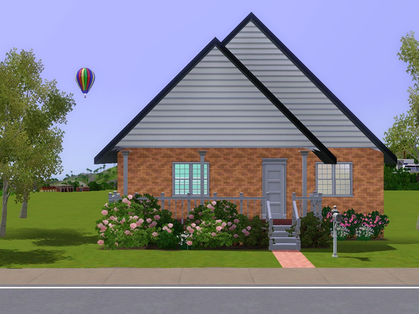 Sims 3 — Vacation Home Series A - Two by CinderSim — A small cottage or home for your Sims. This one floor cottage has