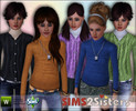 Sims 3 — S2S Pullover by sims2sisters — Pullover for teen girl by Sims2Sisters