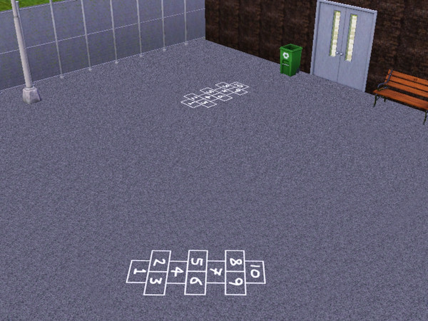 Sims 3 — Asphalt Court by JeziBomb — Asphalt Court by JeziBomb