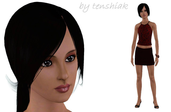 Sims 3 —  by tenshiak — <strong>Traits:</strong> Bookworm, Family oriented, Friendly, Genius, Hopeless romantic