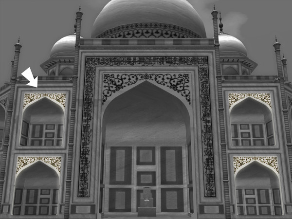 Sims 3 — Taj Mahal - wall arch - small -2 by senemm — The Taj Mahal Superset contains a huge set of 20 architectural