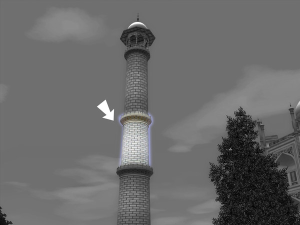 Sims 3 — Taj Mahal - column - type 2. by senemm — The Taj Mahal Superset contains a huge set of 20 architectural objects