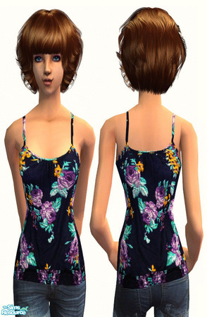 Sims 2 — Outfits 13 - Top 20 by irene_busy — (MESH IS FREE) This top can be worn with tucked and untucked bottoms. To