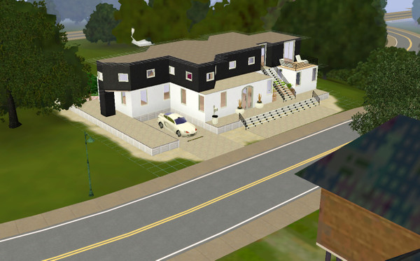 Sims 3 — Beach House by dadid — It's a very lovely and romantic beach house. The house has a nice garden and a luandry