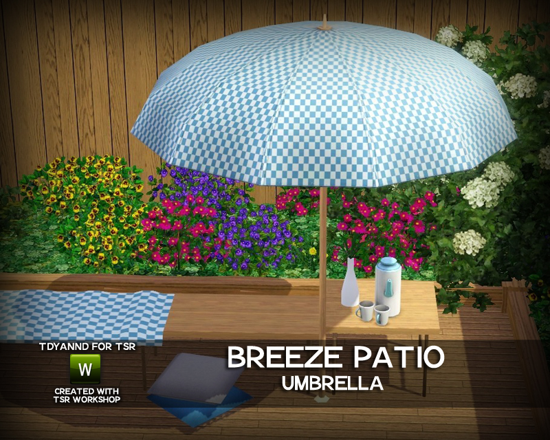 The Sims Resource Breeze Patio Umbrella