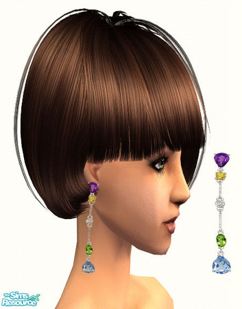 Sims 2 — Earrings 5 - 14 by irene_busy — A beautiful earrings set for your teen, adult or elder sim. Enjoy :)