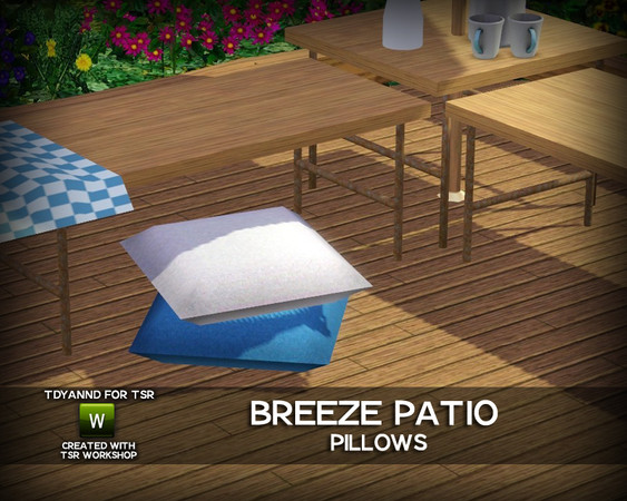 Sims 3 — Breeze Patio Pillows  by tdyannd — 