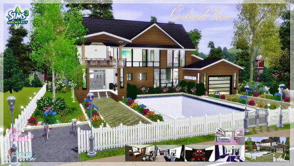 Sims 3 — Orchard View by Preetom — A very peacefull duplex house,perfect for a couple with a child..This house has got 2