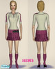 Sims 2 — Sharpay\'s Fashion - HSM3 by chiyoco — This outfit is reproduced clothes that Ashley Tisdale (as Sharpay) wore