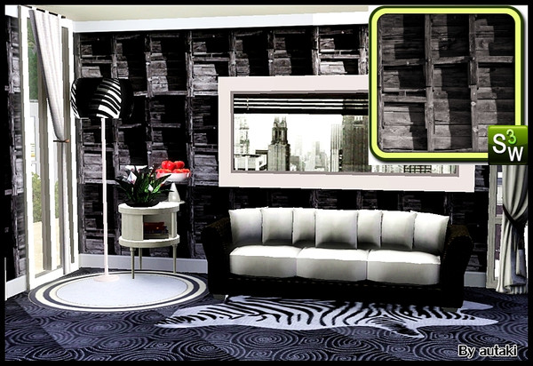 Sims 3 — wood06 by autaki — wood06 pattern by autaki