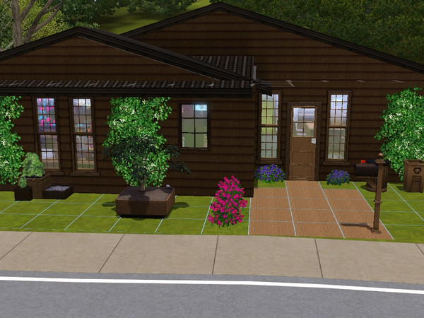 Sims 3 — Madison House by alicia7tommy — This is a two bedroom, one bathroom house. There is a large back yard for
