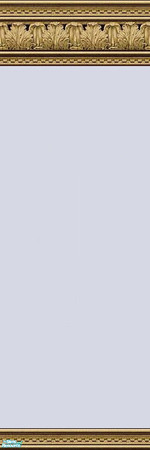 Sims 2 — jsf2AcanthusSoftLavender by jsf — Soft, pastel, lavender paint is held in carved, acanthus leaf and dentile