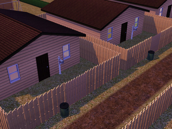 Sims 3 — Small starter house by tenshiak — A cheap, small house for a single sim or a couple.