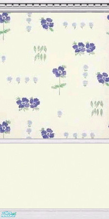 Sims 2 — Spring Violets Wallpaper 2 by sallyhails — 