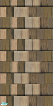 Sims 2 — Wood Walls - 2 by greeksim — The second of Set of 3 matching walls