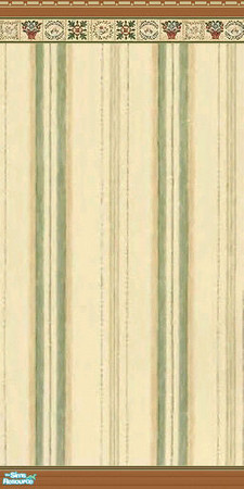 Sims 2 — Sage and Herb Stripe by darci321 — Companion Wall to the Sage Stripe and Herb Floor Part of The Culinary Green