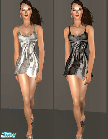Sims 2 — OpenHouse Metallic MINIs by openhousejack — metallic minis in silver and black. get mesh by ULKRHSN called