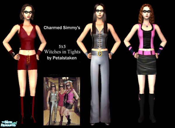 Sims 2 — Charmed  ~ Witches in Tights - Set by kollens — Part of Season 5 set. These outfits are from the season 5