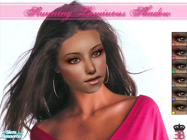 Sims 2 — Stunning Luminous Shadow by elmazzz — Use these ultra-creamy eyeshadows to highlight the eyes. They contain