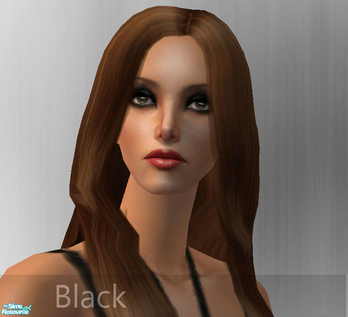 Sims 2 — Catwalk Eyeshadow - Black by TSR Archive — Natural beautiful Catwalk eyeshadow, for the professional makeup
