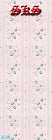 Sims 2 — Bachelor Button Blossoms - AL - Pink by 71robert13 — Soft Blue bachelor buttons on a pink background. Streatch