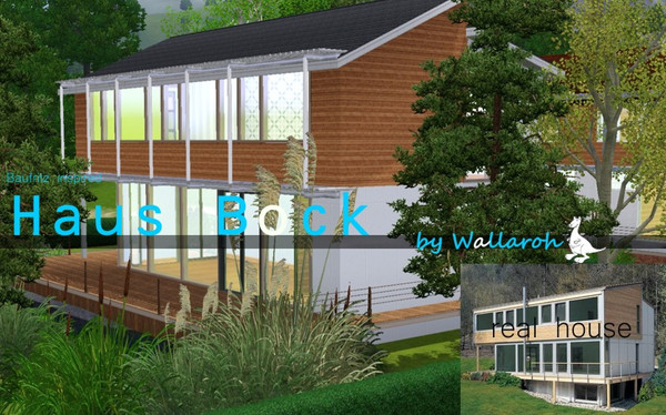 Sims 3 — Baufritz Bock by Wallaroh — One more Baufritz inspired flat. The original called Haus Bock von Wuelfingen. The