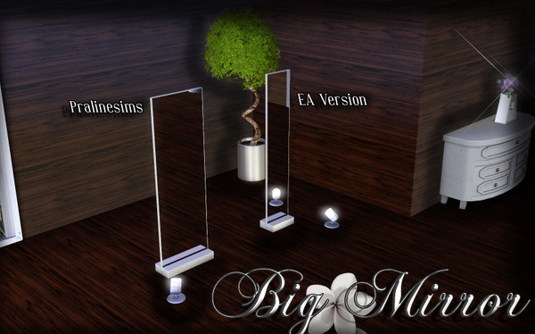 Sims 3 — PS Big Mirror by TSR Archive — By Pralinesims