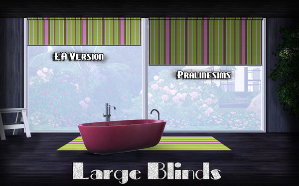 Sims 3 — Large Blinds by TSR Archive — By Pralinesims