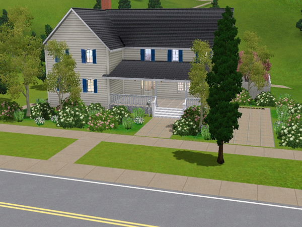Sims 3 — White Suburbia by CamRadz — White Suburbia