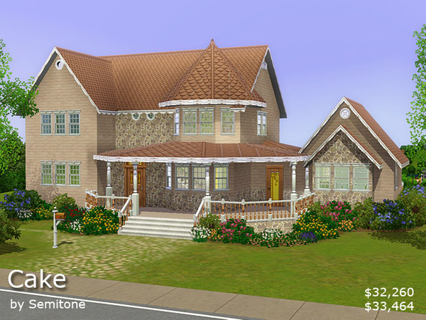Sims 3 — Cake by Semitone — Cottage