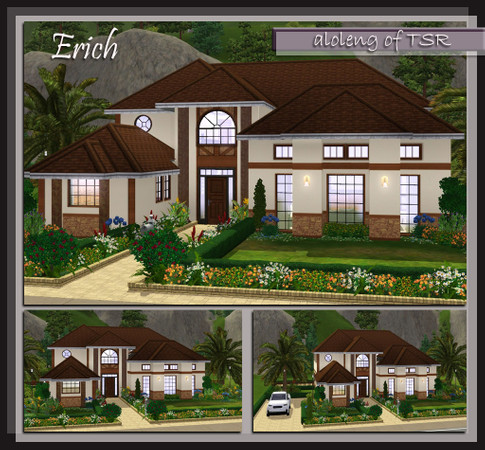 Sims 3 — Erich by aloleng — 3 bedroom, 3 toilet and bath. WA expansion pack needed. Car not included.
