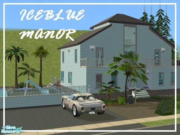 Sims 2 — Iceblue Manor by -kalisa- — So I keep finding lots that I built during writing \"Diary,Dear\" but