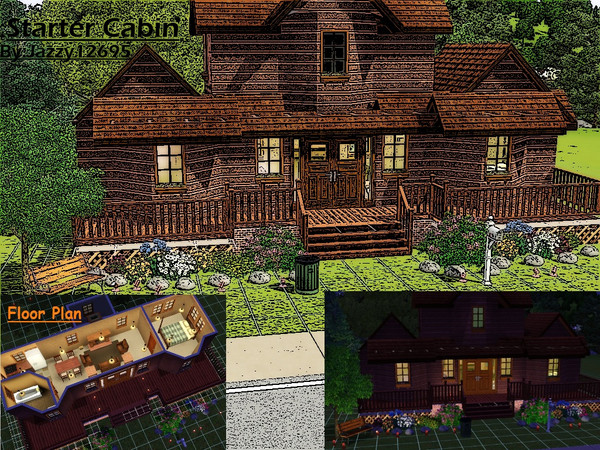 Sims 3 — Starter Cabin by Jazzy12695 — This lovely cabin maybe be in the starter range, but with it's size no one would