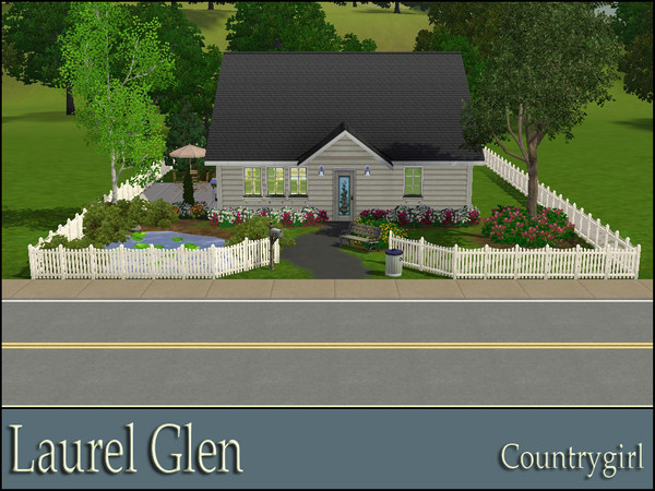 Sims 3 — Laurel Glen by Countrygirl1 — Laurel Glen - One Bedroom, One Bath home. Comes complete with eat-in kitchen,