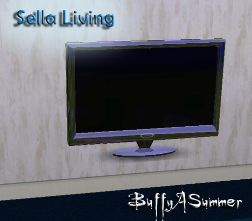 Sims 3 — BuffyASummer_Sella_Living_TV by BuffSumm — created by BuffyASummer
