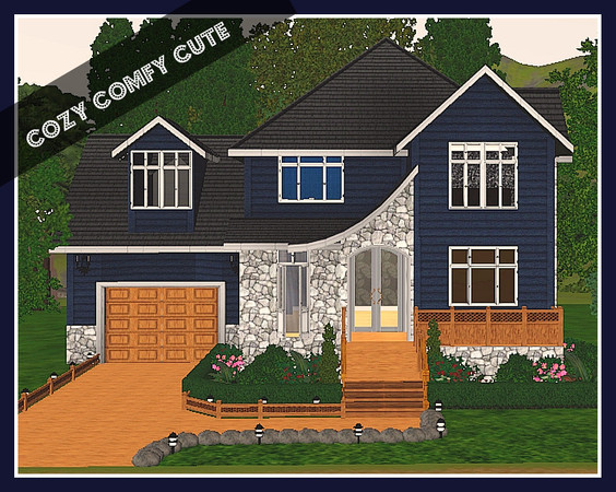 Sims 3 — Charming Cute Cozy by Ohrenberg — Nice little house perfect for your simmies :D Three finished bedrooms, an