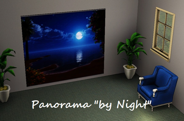 Sims 3 — Panorama At Night by Princezz89 — Anonther Panorama-Wallart