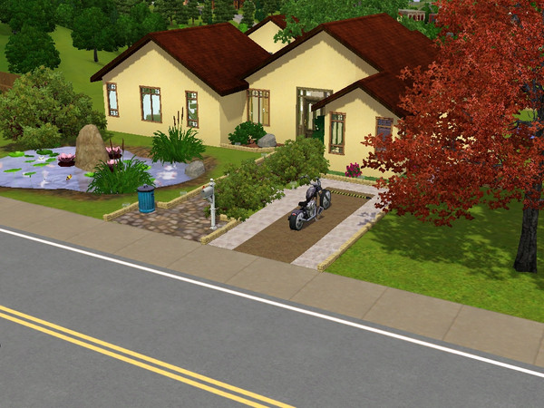 Sims 3 — 44 Ocean ave. by Ayafox — one bedroom, one bath.