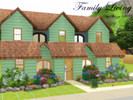Sims 3 — Family Living by Jazzy12695 — This sea foam green home has a lovely garden to greet you every morn or night. On