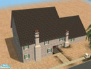 Sims 2 — The Grand Apartments by ollz1096 — Grand Apartments In The Shape Of A House! :) 