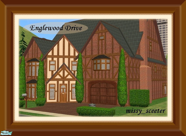 Sims 2 — Englewood Drive by missy_sceeter — A beautiful & spacious traditional Tudor-style home for your Sim