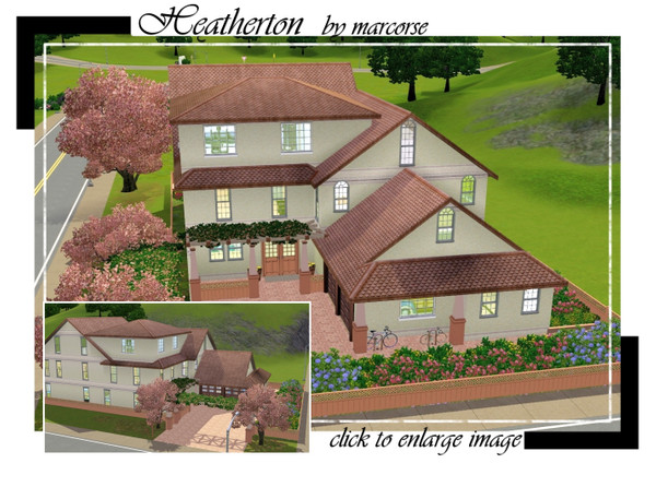 Sims 3 — Heatherton by marcorse — Heatherton doesn't have a history: it is a new house waiting for the Sim family who