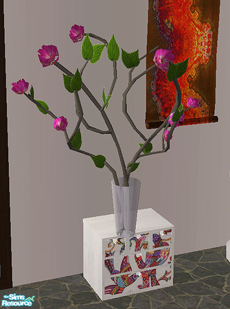 Sims 2 — Barney - vase plant by steffor — 
