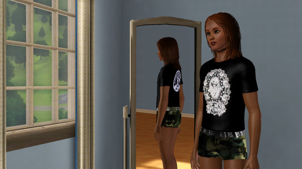 Sims 3 — CM Punk Tee by WWEmichael2010 — Look like the leader of the Straight Edge Society with this aWWEsome tee.
