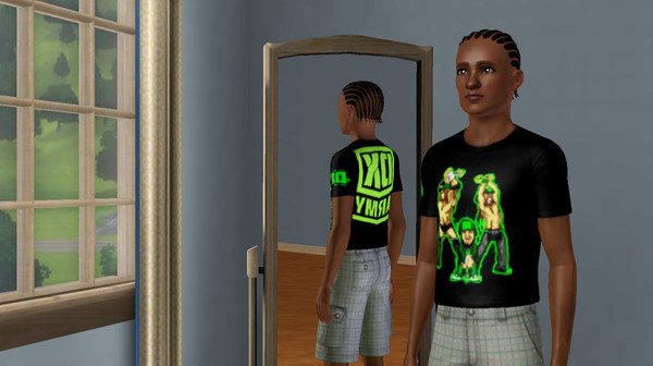 Sims 3 — DX Tee by WWEmichael2010 — Look like the trouble making DX army with this aWWEsome tee. Suitable for M &amp;