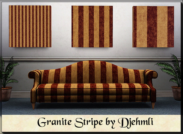 Sims 3 — Djem_Granite Stripe by djehmli — A granite stripe pattern.Two Color-able palettes