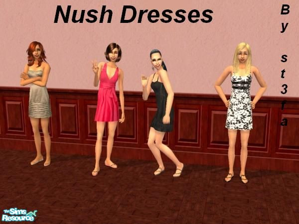Sims 2 — Nush dresses by st3fa — Every sims would like to wear this wonderful dresses.I hope you will like the